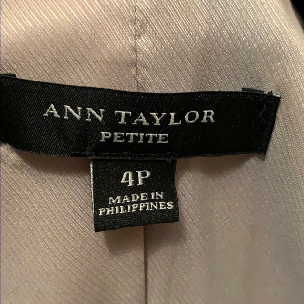 Ann Taylor light brown pinstripe jacket - Picture 4 of 6